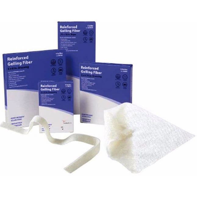 Cardinal Health™ Reinforced Gelling Fibre, Calcium/Sodium Alginate, Alginate Dressing