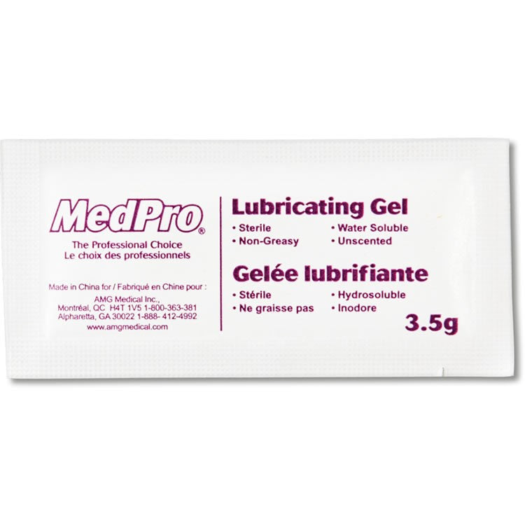 MedPro Lubricating Gel- 3.5g Packets- 144/box