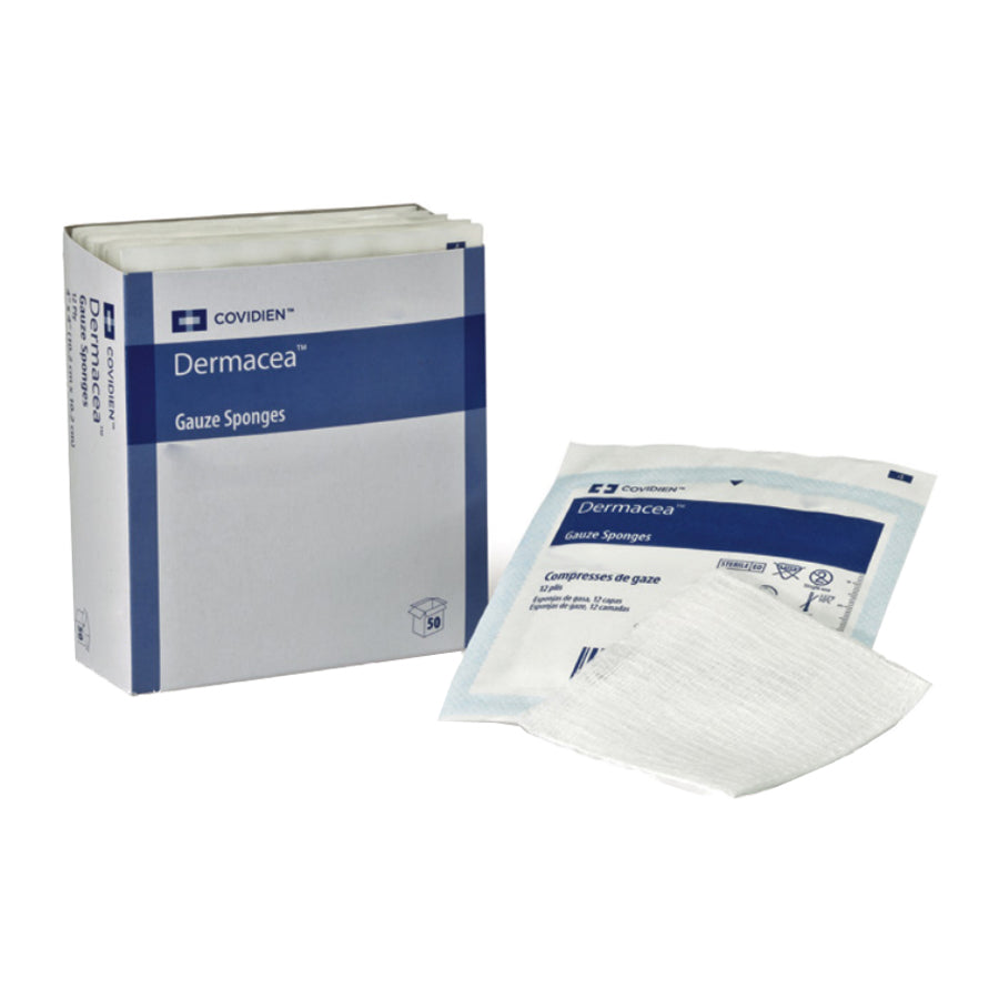 Dermacea™ Gauze Sponge, 8-Ply, Non-sterile, 2" x 2"