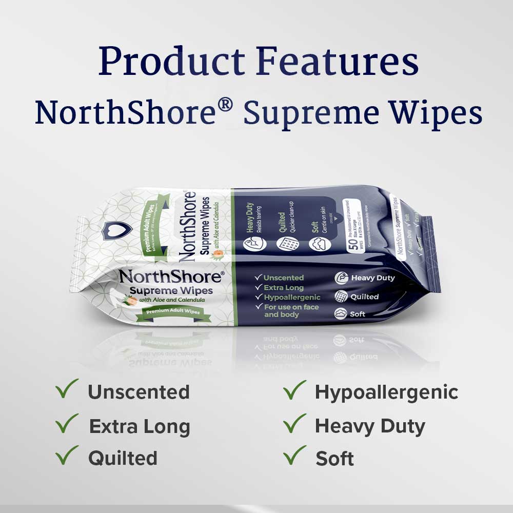 NorthShore Supreme Quilted Wipes
