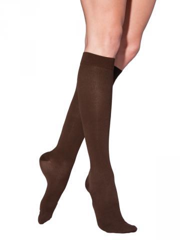 Sigvaris Mens Cushioned Cotton Compression Hose, Knee High Closed Toe 20-30mmHg