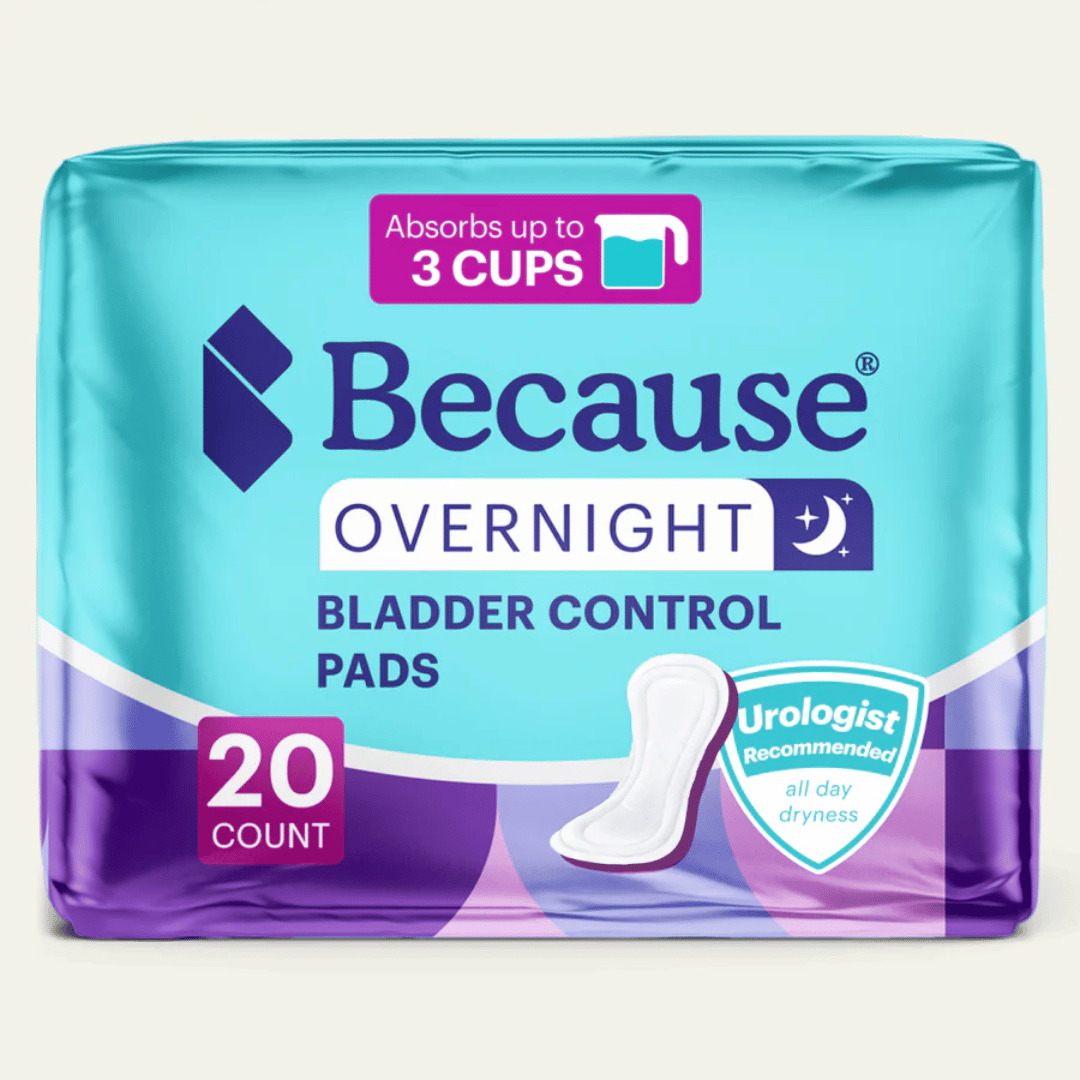Because Premium Pads for Women (Overnight)