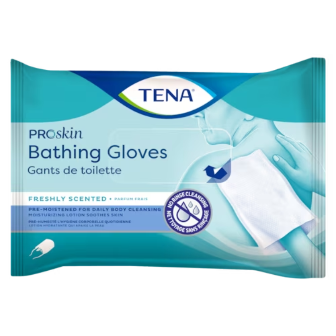 TENA ProSkin™ Bathing Gloves - Scented