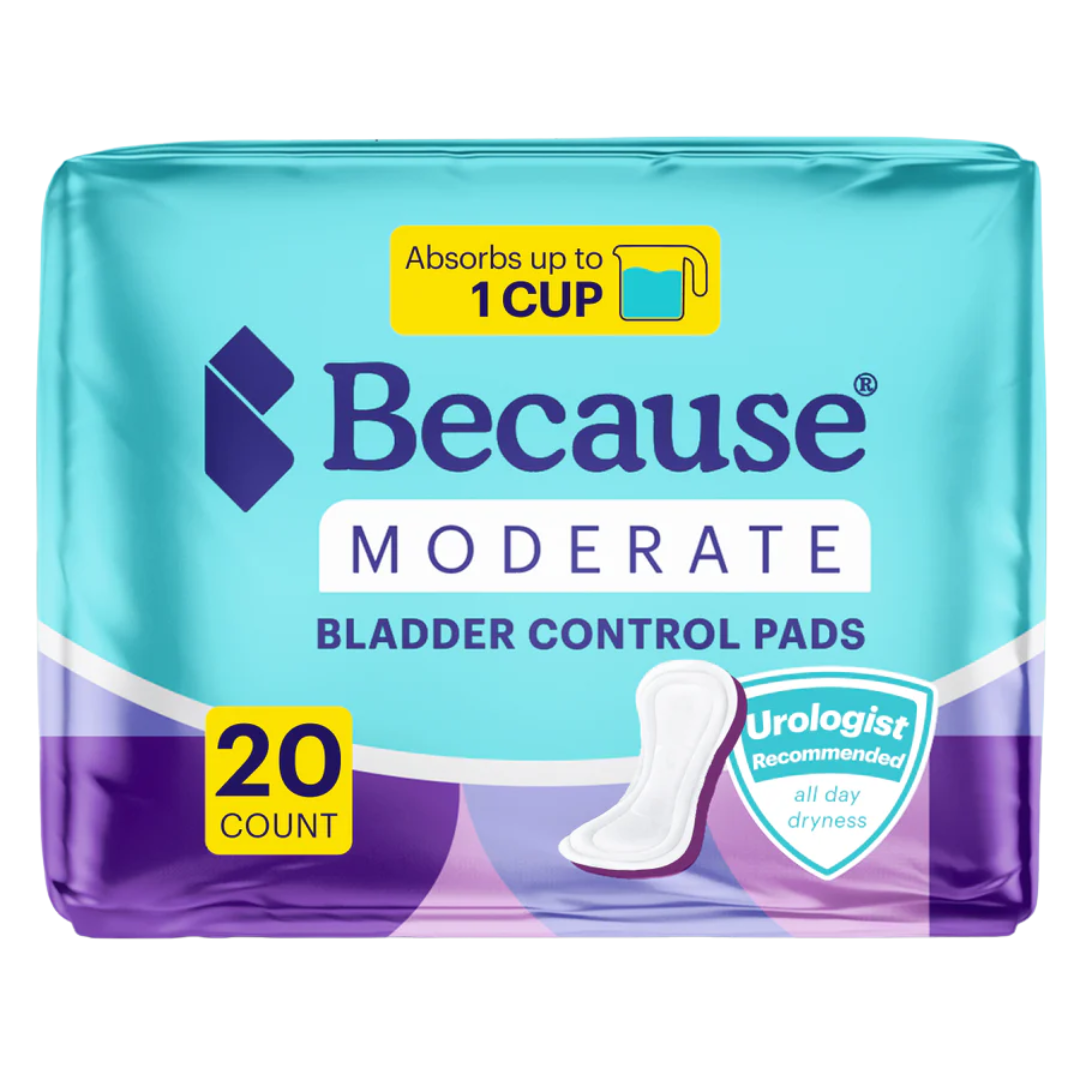 Because Premium Pads for Women (Moderate)