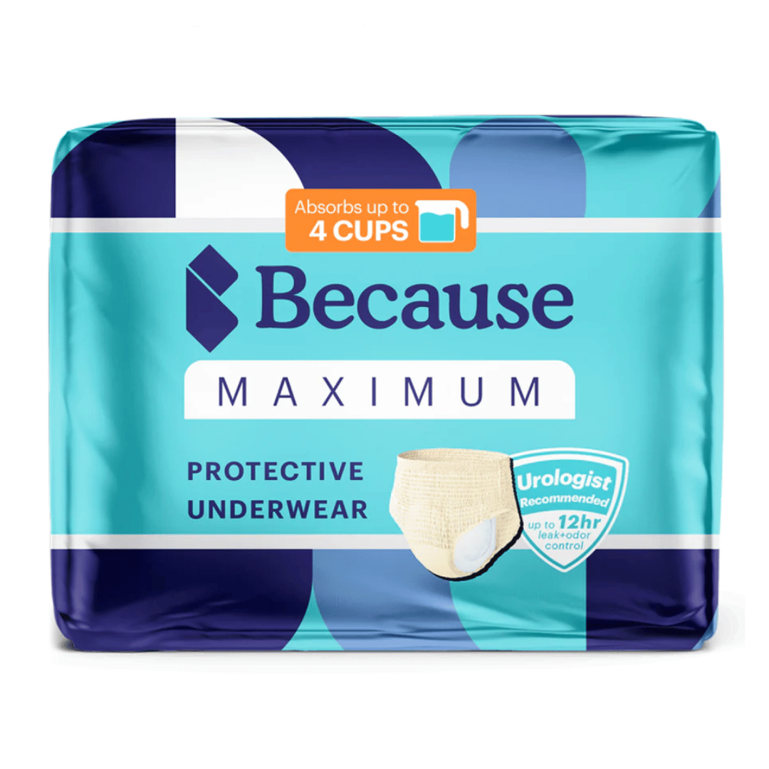 Because Premium Maximum Plus Underwear for Women