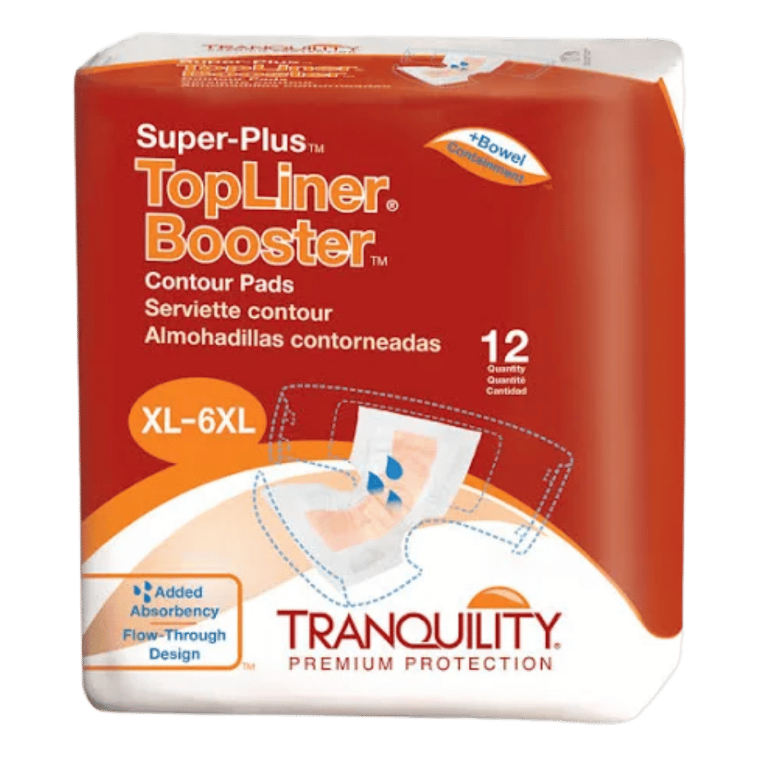 Tranquility TopLiner Super-Plus Contour Booster-Pads