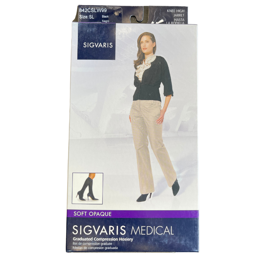 Sigvaris Womens Medical Compression Soft Opaque Hosiery 20-30 mmHg